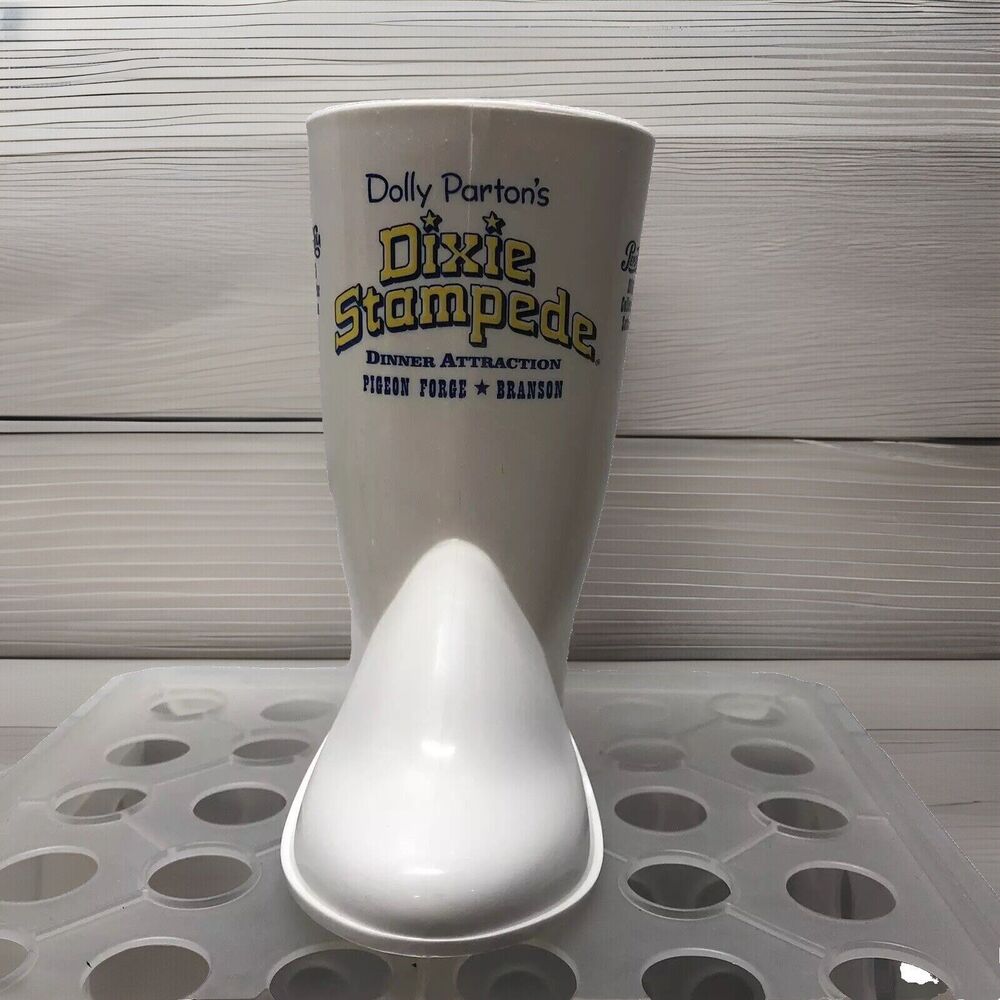 2016 Collector Series Dolly Parton Dixie Stampede Pepsi Cola Plastic Boot Mug